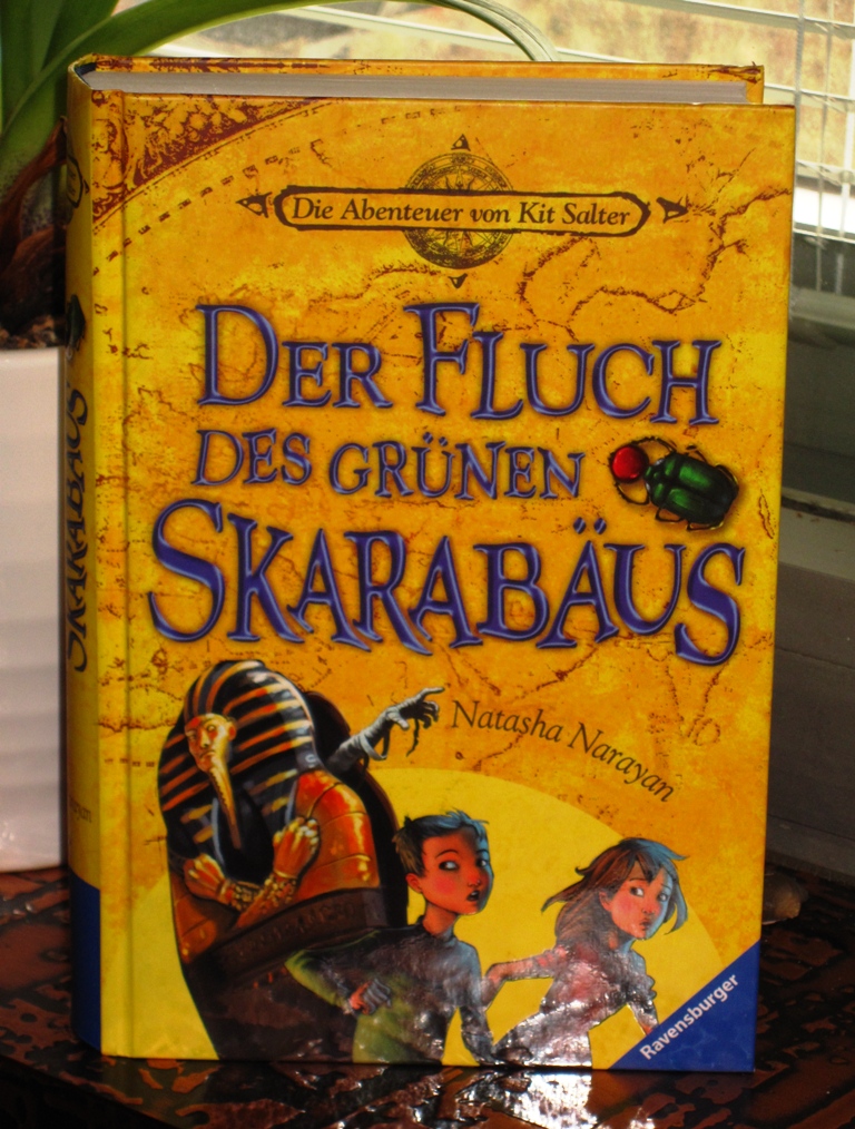 Rezension : Natasha Narayan – Der Fluch des grünen Skarabäus (Die Abenteuer von Kit Salter #1)